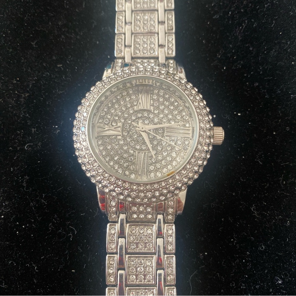Super Sparkly Blinged out Watch by Lupai with Pave Crystals